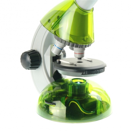 Микроскоп Микромед Атом 40x-640x (лайм) - фото 5