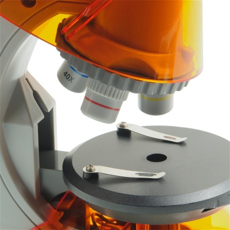 Микроскоп Микромед Атом 40x-640x (апельсин) - фото 4