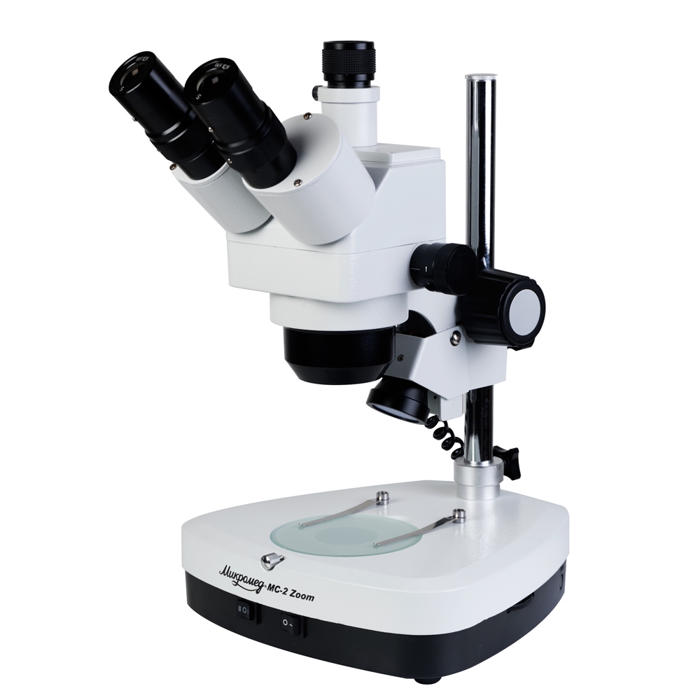 Микроскоп стерео Микромед МС-2-ZOOM вар.2CR микроскоп стерео микромед мс 1 вар 1a 1х 3х