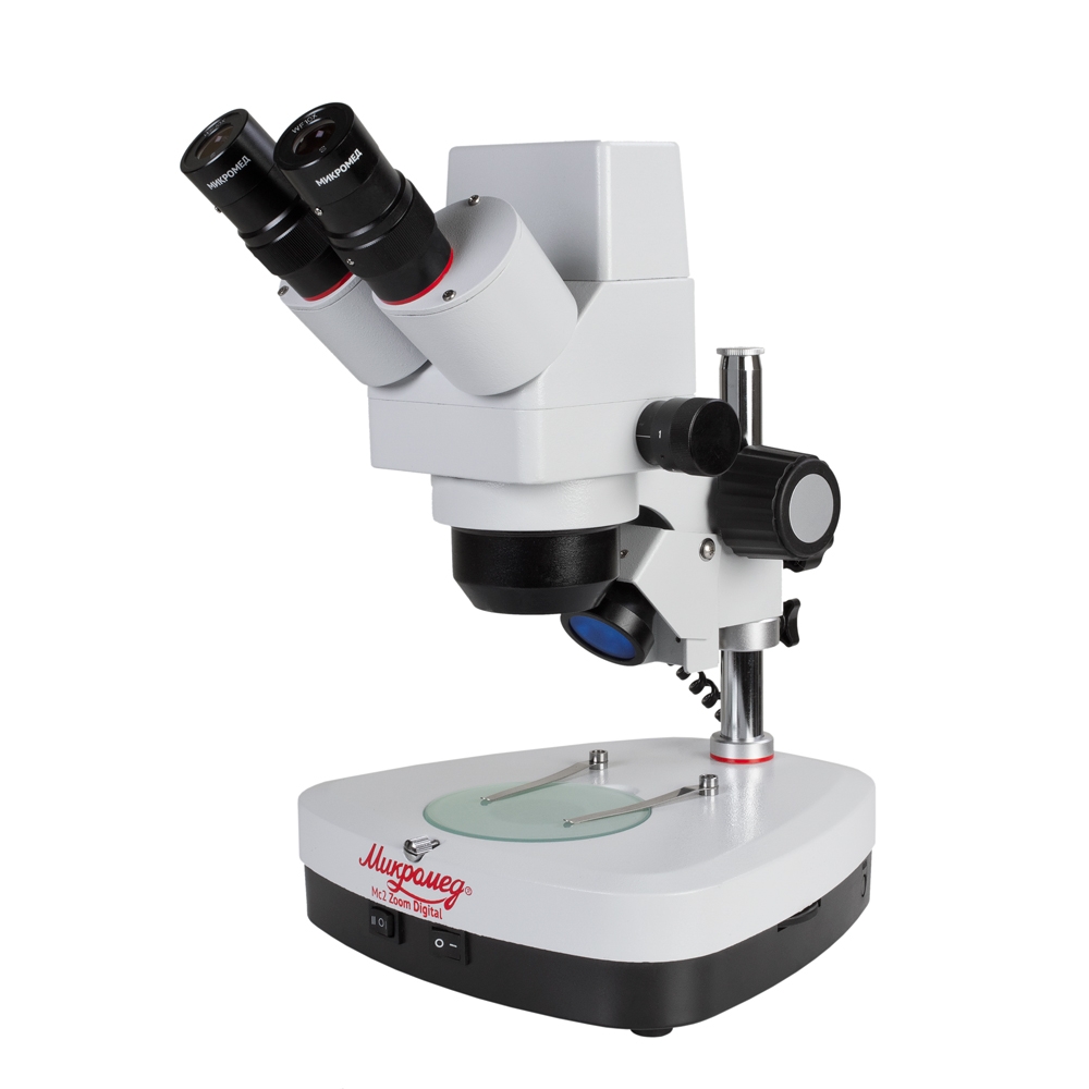 Микроскоп стерео Микромед МС-2-ZOOM Digital вкладыш к предметному столу микромед мс 2 zoom