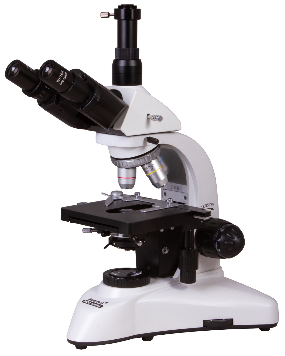 Микроскоп Levenhuk MED 20T, тринокулярный цена и фото