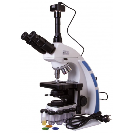 Микроскоп цифровой Levenhuk MED D40T, тринокулярный - фото 2