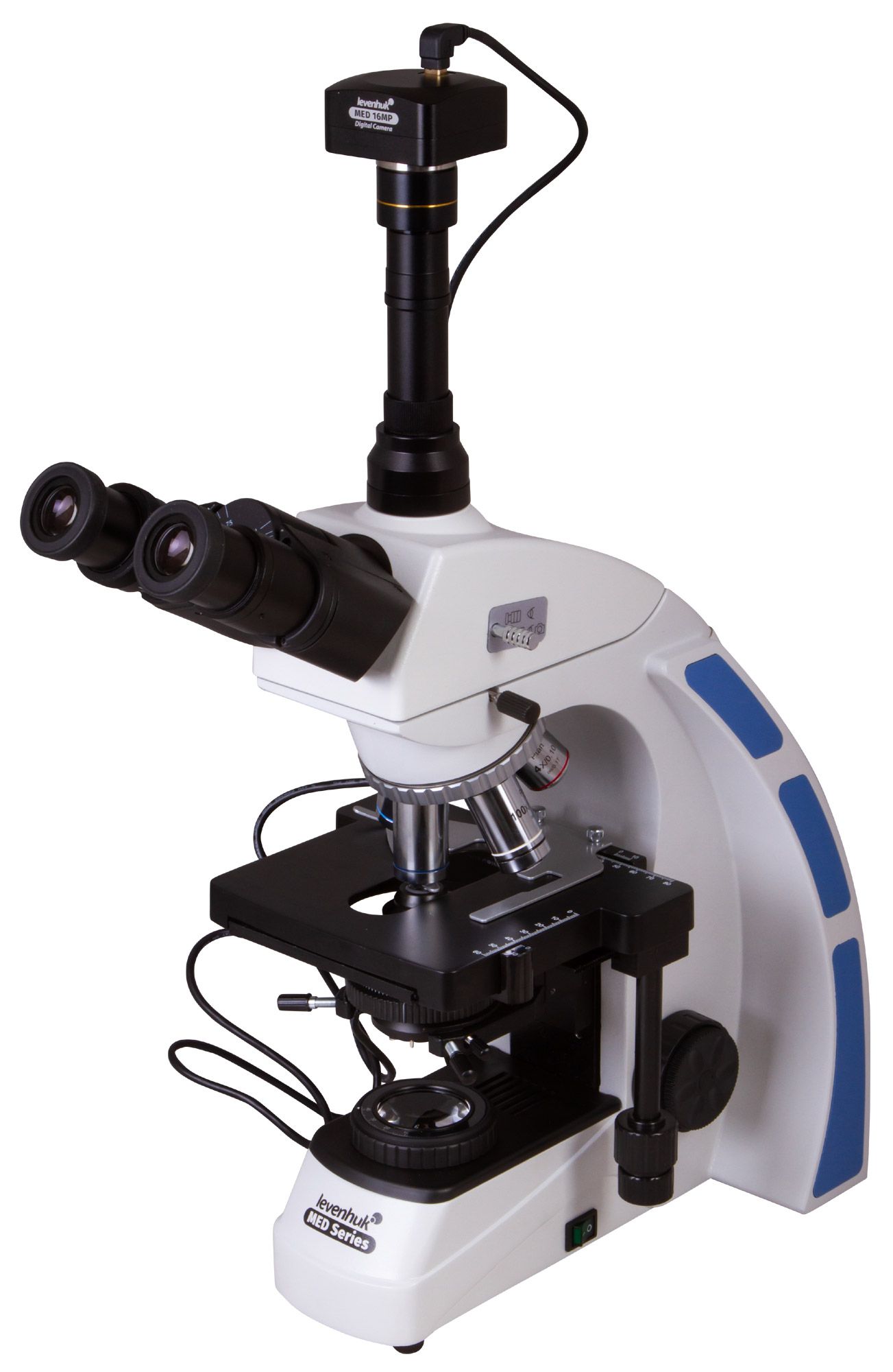 Микроскоп цифровой Levenhuk MED D40T, тринокулярный цена и фото