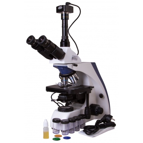 Микроскоп цифровой Levenhuk MED D30T, тринокулярный - фото 2
