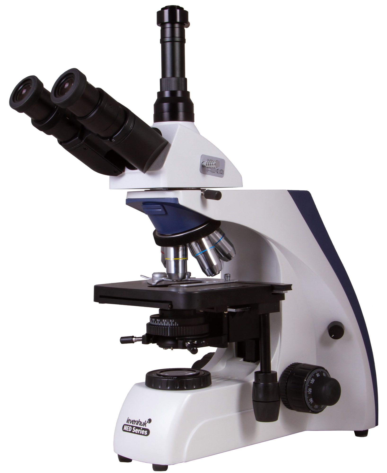 Микроскоп Levenhuk MED 30T, тринокулярный цена и фото