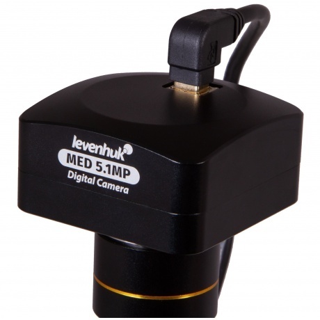 Микроскоп цифровой Levenhuk MED D10T, тринокулярный - фото 3