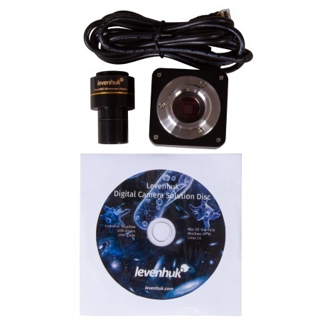 Микроскоп цифровой Levenhuk MED D10T, тринокулярный - фото 4