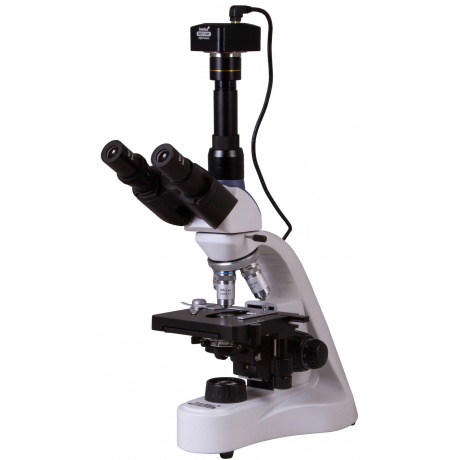 Микроскоп цифровой Levenhuk MED D10T, тринокулярный - фото 1