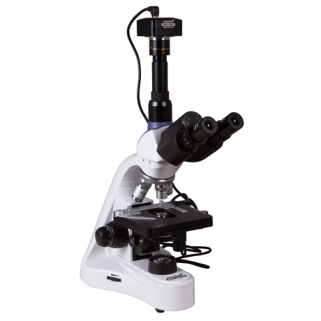 Микроскоп цифровой Levenhuk MED D10T, тринокулярный - фото 10