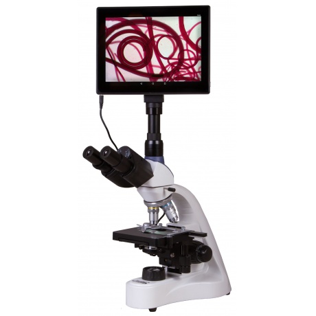 Микроскоп цифровой Levenhuk MED D10T LCD, тринокулярный - фото 1
