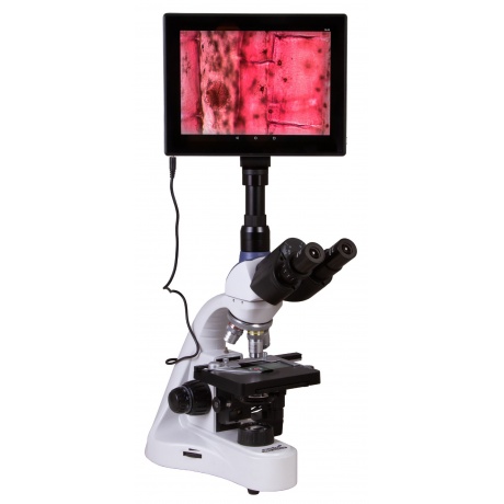 Микроскоп цифровой Levenhuk MED D10T LCD, тринокулярный - фото 10