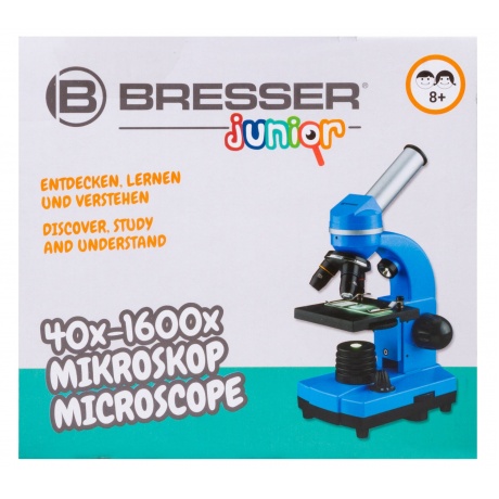 Микроскоп Bresser Junior Biolux SEL 40–1600x, синий уцененный - фото 5