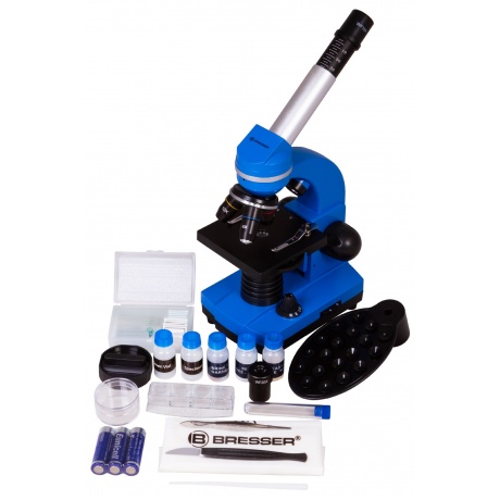 Микроскоп Bresser Junior Biolux SEL 40–1600x, синий уцененный - фото 8