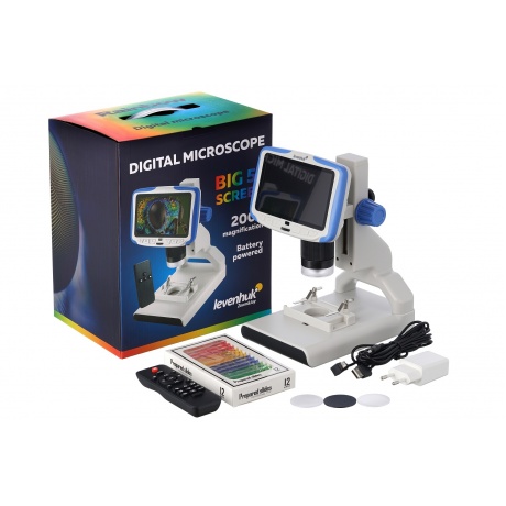 Микроскоп цифровой Levenhuk Rainbow DM500 LCD - фото 14