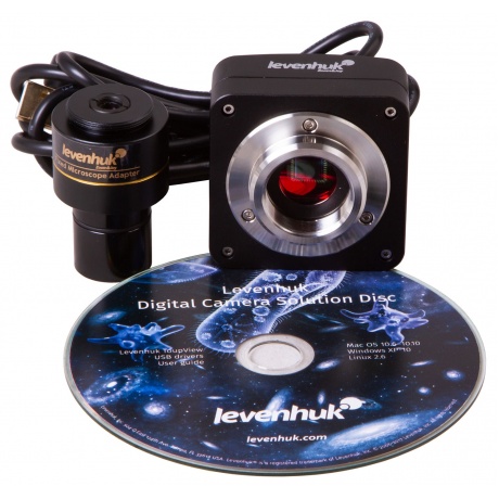 Микроскоп цифровой Levenhuk D400T, 3,1 Мпикс, тринокулярный - фото 3