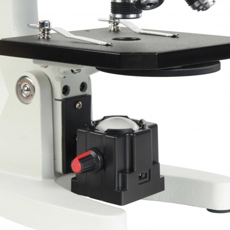 Микроскоп школьный Микромед Эврика 40х-640х (зеркало, LED) - фото 6