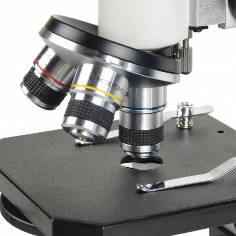 Микроскоп школьный Микромед Эврика 40х-640х (зеркало, LED) - фото 7