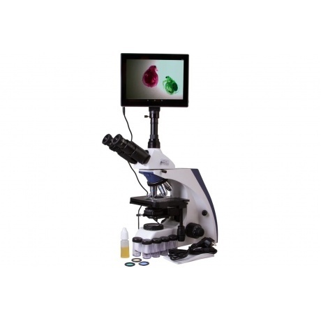Микроскоп цифровой Levenhuk MED D30T LCD, тринокулярный - фото 2