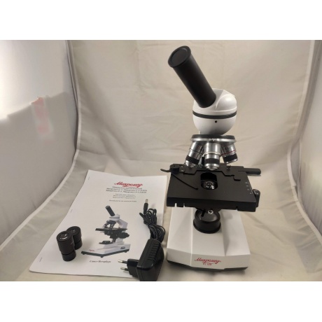 Микроскоп биологический Микромед Р-1 (LED) уцененный (гарантия 14 дней) - фото 2