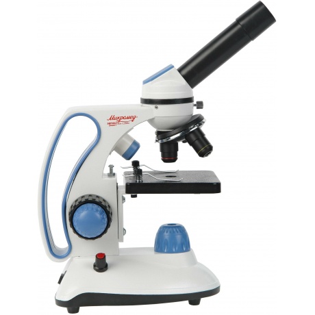 Микроскоп школьный Эврика SMART 40х-1280х в текстильном кейсе - фото 2