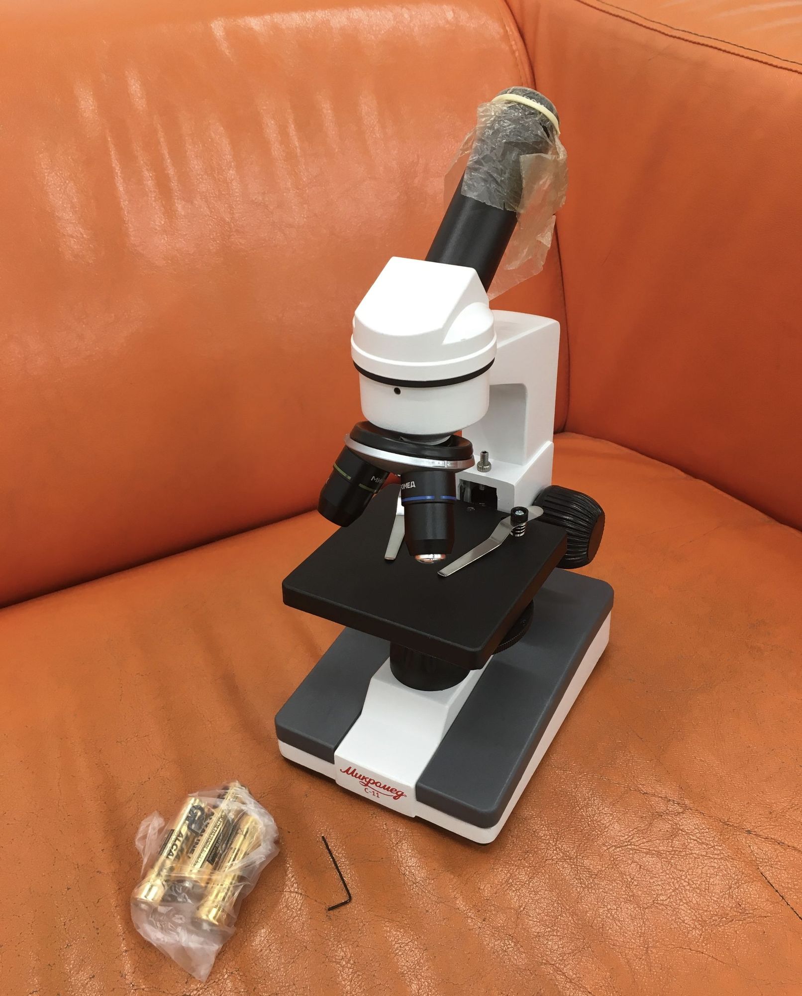 Микроскоп биологический Микромед С-11 (вар. 1B LED) хорошее состояние - фото 2