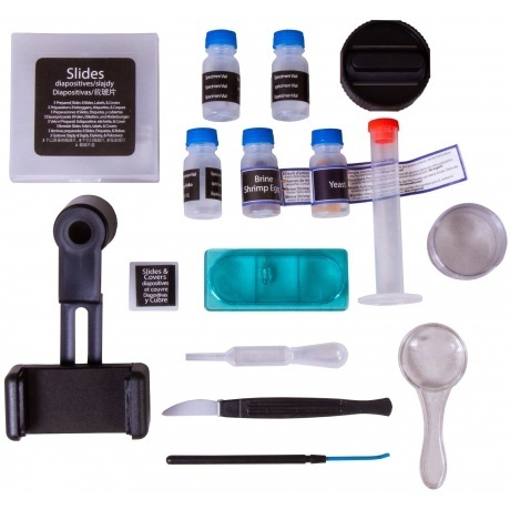 Bresser Микроскоп National Geographic 40x-800x. Цвет: желто-черный - фото 20