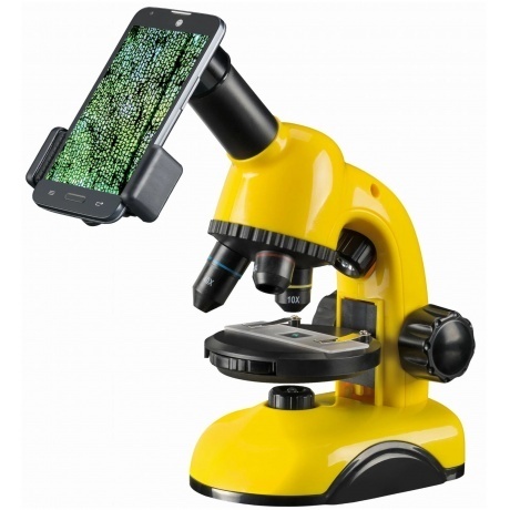 Bresser Микроскоп National Geographic 40x-800x. Цвет: желто-черный - фото 9