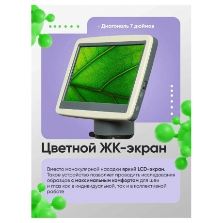 Микроскоп цифровой Levenhuk D450L LCD 7" - фото 16