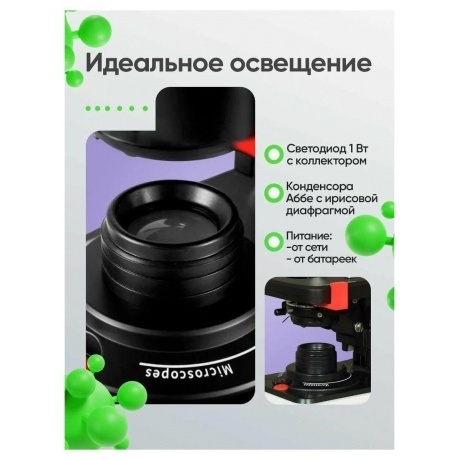 Микроскоп цифровой Levenhuk D450L LCD 7" - фото 18