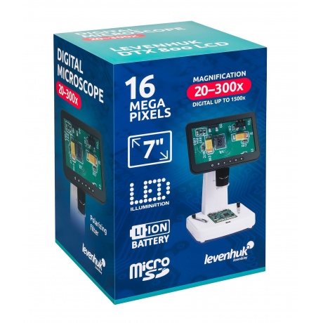 Микроскоп цифровой Levenhuk DTX 800 LCD - фото 12