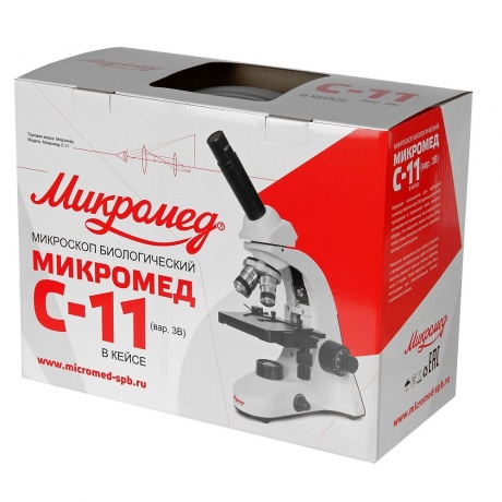 Микроскоп биологический Микромед С-11 (вар. 3B) в кейсе - фото 11