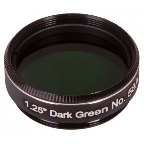 Светофильтр Explore Scientific темно-зеленый №58A, 1,25&quot; - фото 1