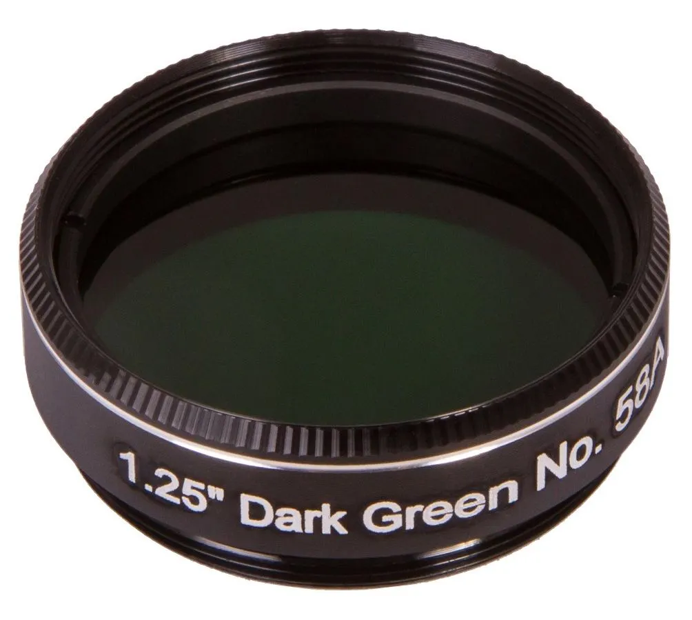 Светофильтр Explore Scientific темно-зеленый №58A, 1,25" - фото 1