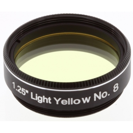 Светофильтр Explore Scientific светло-желтый №8, 1,25&quot; - фото 1