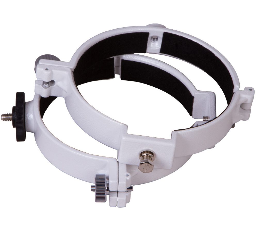 Кольца крепежные Sky-Watcher для рефракторов 114–116 мм (внутренний диаметр 115 мм) кольца крепежные sky watcher для рефлекторов 114 мм внутренний диаметр 140 мм