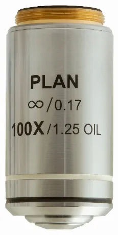 Объектив планахроматический Levenhuk MED 100x/беск