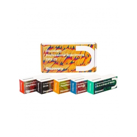 Набор микропрепаратов Levenhuk Discovery Prof DPS 5. «Биология» - фото 2