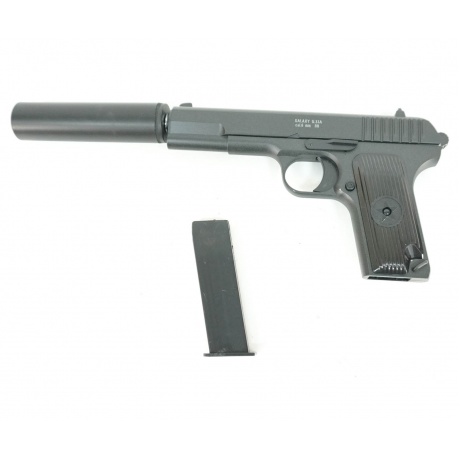 Страйкбольный пистолет с глушителем Galaxy G.33A TT - фото 4