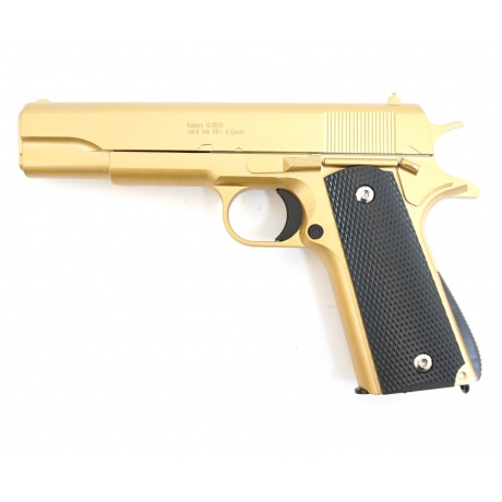 Страйкбольный пистолет Galaxy G.13GD Gold - фото 1