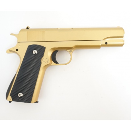 Страйкбольный пистолет Galaxy G.13GD Gold - фото 2