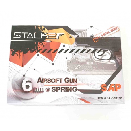 Страйкбольный пистолет Stalker SAP Spring SA-33071P - фото 6