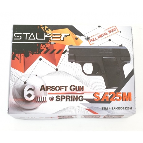 Страйкбольный пистолет Stalker SA25M Spring SA-3307125M - фото 6