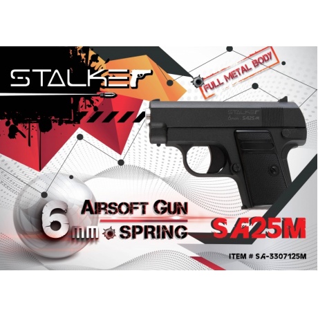 Страйкбольный пистолет Stalker SA25M Spring SA-3307125M - фото 7