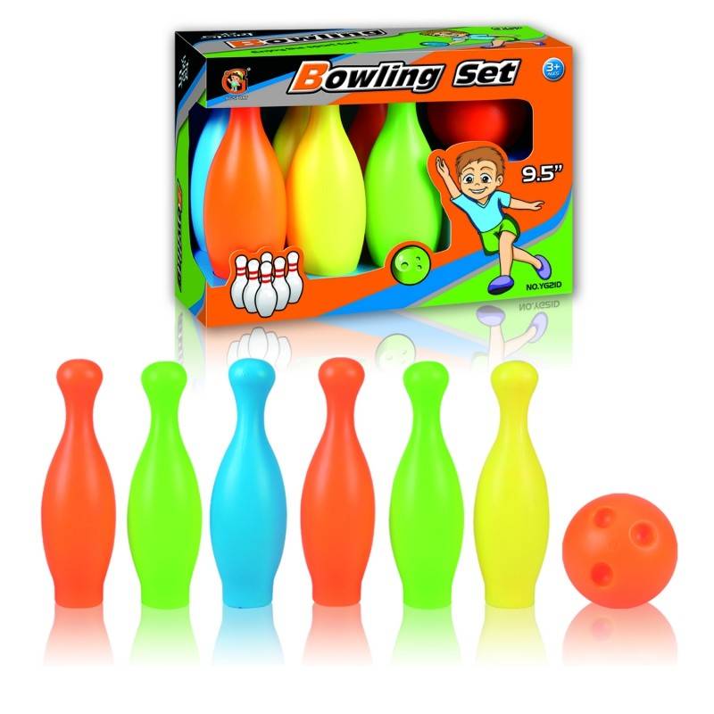 Игра Боулинг Bowling set в коробке В комплекте:6 кеглей,1 шар(диаметр 11,5см) YG21D - фото 1