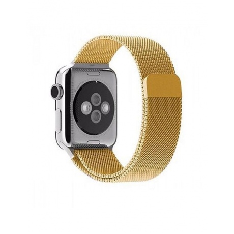 Ремешок Dismac Elegant Series Milanese Loop для Apple Watch 4 44mm - Gold - фото 3
