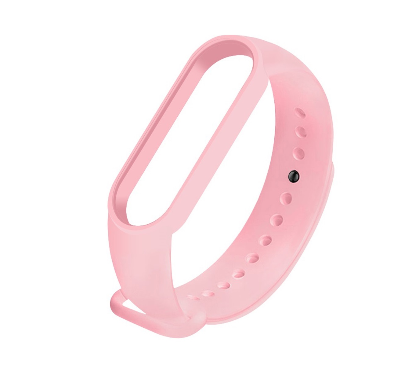 Ремешок BoraSCO для фитнес браслета Xiaomi Mi Band 5 розовый силиконовый чехол на xiaomi mi 5 розовые цветы для сяоми ми 5