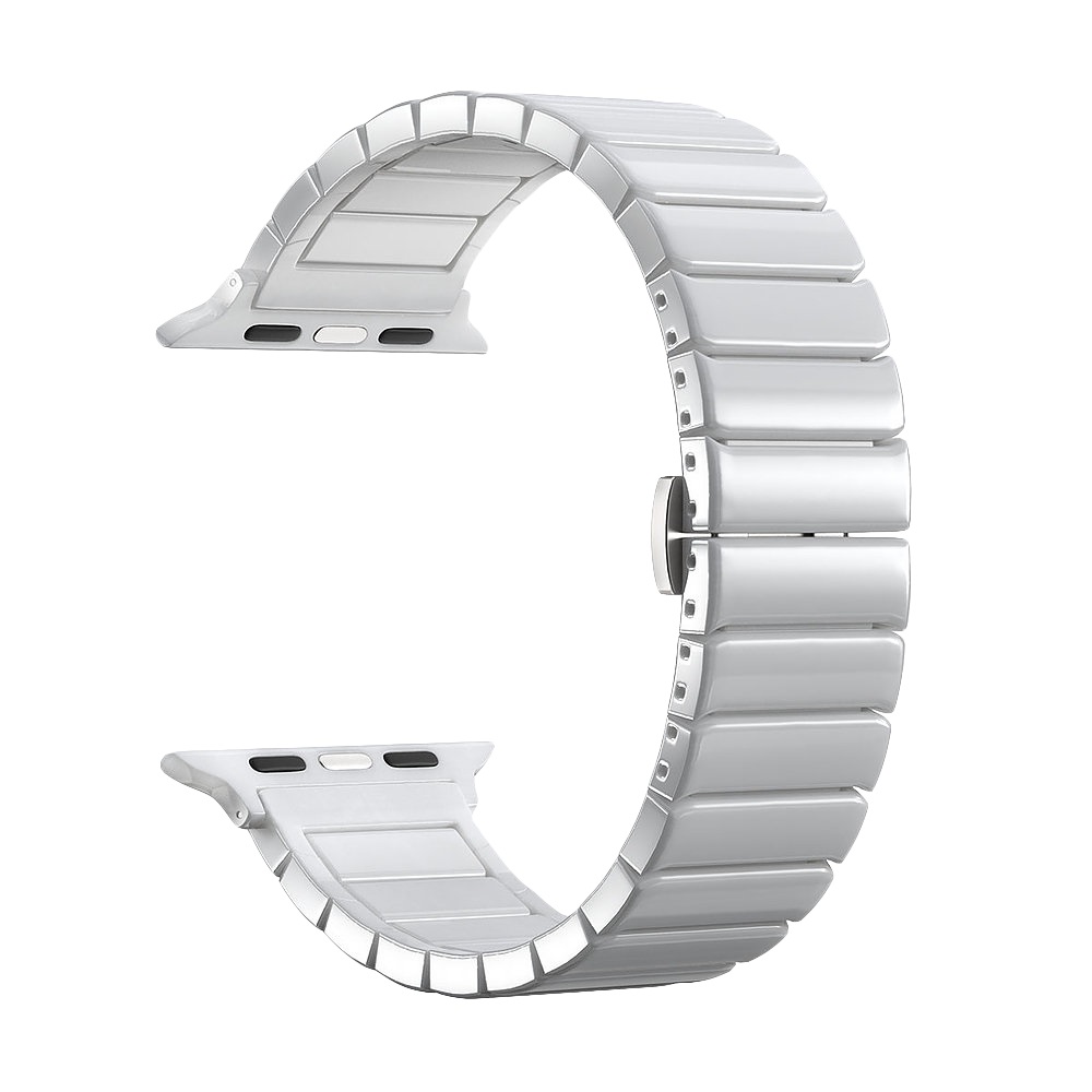 Ремешок Deppa Band Ceramic для Apple Watch 38/40 mm керамический белый от Kotofoto