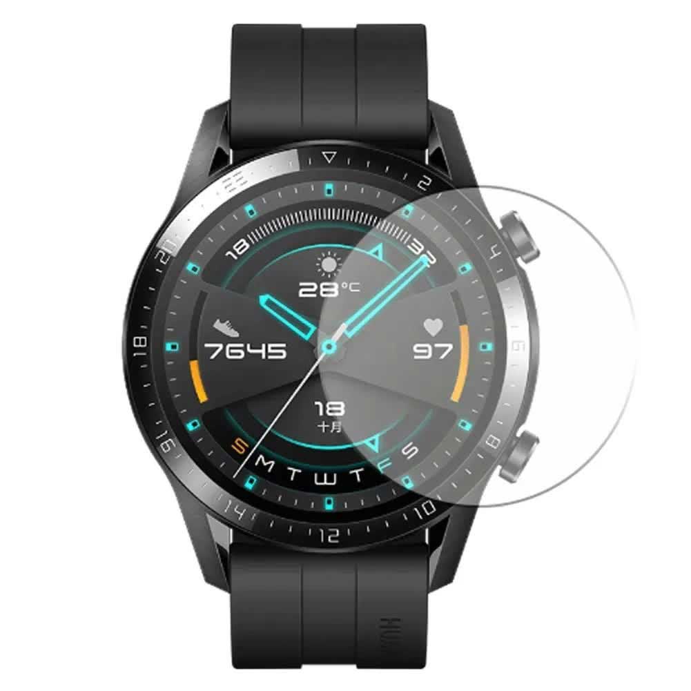 Защитное стекло Hybrid Glass для Honor Magic Watch 2/ Huawei Watch GT (46 мм) защитное стекло для huawei watch gt 2 46 мм honor magic 2 46 мм 9h