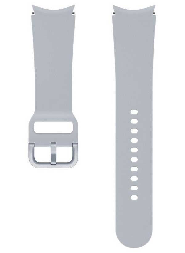 Ремешок Samsung Galaxy Watch Sport Band для Galaxy Watch 4/4 Classic серебристый (ET-SFR87LSEGRU) от Kotofoto