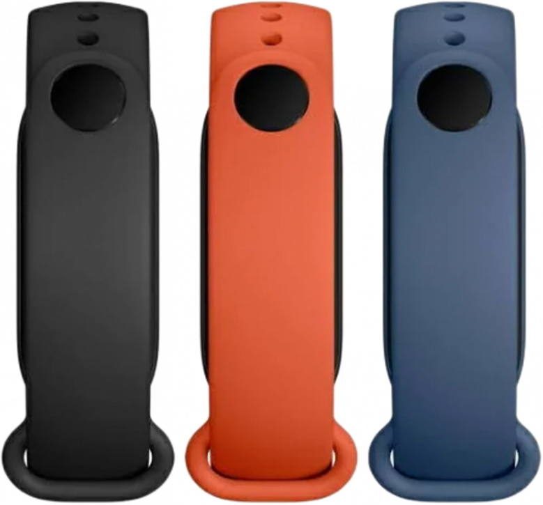 Комплект ремешков для Mi Smart Band 6 Strap(3 pack) Black/Orange/Blue (BHR5134GL) от Kotofoto